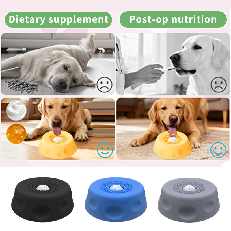 Pet lick bowl